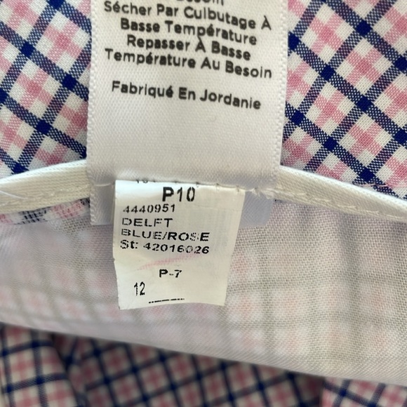 Talbots Pink and Blue Signature Plaid Capri Pants. Size 12. - Picture 14 of 14